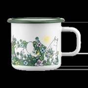 Muurla Moomin emalimuki 37 cl Puutarhassa