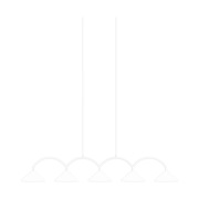 Globen Lighting Curve riippuvalaisin 5 Valkoinen