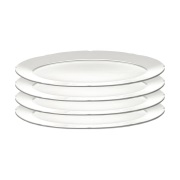 Serax Silhouette ovali lautanen M 15x24,5 cm 4 kpl White