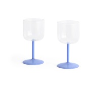 HAY Tint viinilasi 25 cl 2-pack Clear-jade light blue