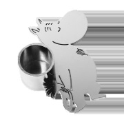 Pluto Design Muumi kynttilänjalka Hopea