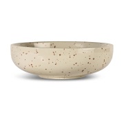 Sagaform Ditte tarjoilukulho Beige-viininpunainen