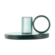 Muurla Loop kynttilänjalka Ø11 cm Sorsanvihreä