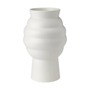 Knabstrup Keramik Tortus Archie maljakko No2 23,5 cm Valkoinen