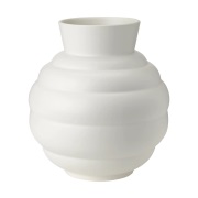 Knabstrup Keramik Tortus Archie maljakko No3 26,5 cm Valkoinen