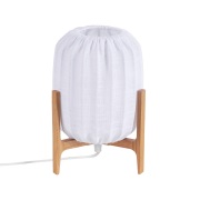 Watt & Veke Prisma pöytälamppu Oak-White, Mini Ø16×24,3 cm