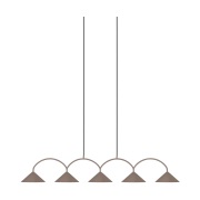 Globen Lighting Curve riippuvalaisin 5 Mocha