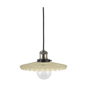 Globen Lighting Cobbler hissivalaisin Ø 25 cm Kreemi