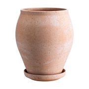 Bergs Potter Delphi ruukku aluslautasella 2 osaa Rosa, Ø22 cm, korkea