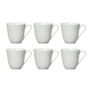Rörstrand Swedish Grace muki pieni 6-pakkaus Dimma (harmaa)