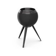 Höfats MOON 45 tulisija All black, korkea jalusta