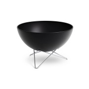 Höfats BOWL 57 tulisija Musta-hopea, tähtijalka