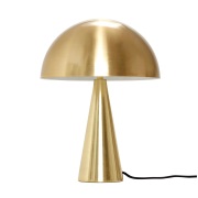 Hübsch Mush pöytälamppu Brass, mini 34 cm