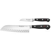 Wüsthof Classic-veitsisarja, kaksi osaa, santoku- ja vihannesveitsi