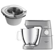 Kenwood KVL85.004SI-yleiskone + KAX71.00WH-jäätelölisäosa