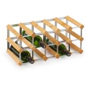 Traditional Wine Racks Viiniteline Vaalea tammi 15 pulloa