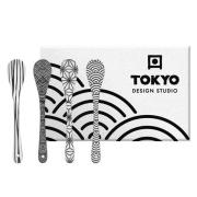 Tokyo Design Studio Nippon Black lusikka 4 kpl