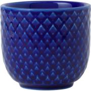 Lyngby Porcelæn Rhombe Color munakuppi 5 cm, Tummansininen