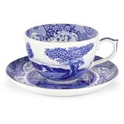 Spode ”Blue Italian”-jumbokuppi ja lautanen