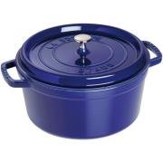 Staub Pyöreä kattila 28 cm 6,7 L, sininen