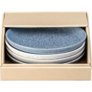 Denby Studio Blue -lautanen, 17 cm, 4 kpl