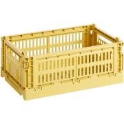 HAY Colour Crate säilytyslaatikko small, dusty yellow