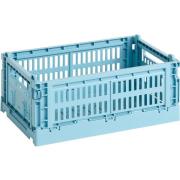 HAY Colour Crate säilytyslaatikko small, light blue