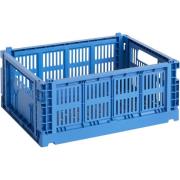 HAY Colour Crate säilytyslaatikko medium, electric blue