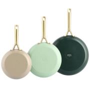 GreenPan Shades paistinpannusarja 3 osaa, taupe/pastel green/moroccan ...