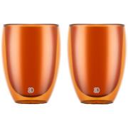 Bodum PAVINA kaksiseinäinen lasi 35 cl 2-pakkaus, oranssi