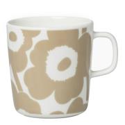 Marimekko - Oiva / Unikko Muki 40 cl Beige/Valkoinen