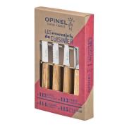 Opinel - Essentials Veitsisetti 4 kpl Oliivipuu