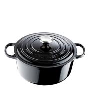 Le Creuset - Signature Valurautapata pyöreä 26 cm 5,3 L Musta