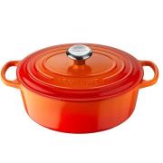 Le Creuset - Signature Valurautapata soikea 27 cm 4,1 L Volcanic