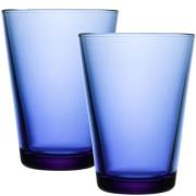 iittala - Kartio Lasi 40 cl 2 kpl Ultramariinin sininen