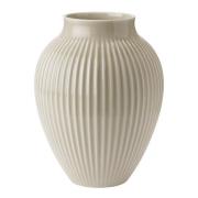 Knabstrup Keramik - Ripple Maljakko 27 cm Hiekka