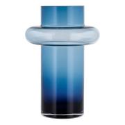 Lyngby Glas - Tube Maljakko 30 cm Dark Blue Glass