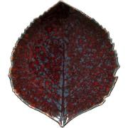 Costa Nova - Riviera Lautanen Hortensian lehti 17x15 cm Punainen/Musta