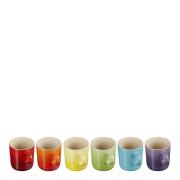 Le Creuset - Rainbow Cappuccinokuppi 6 kpl