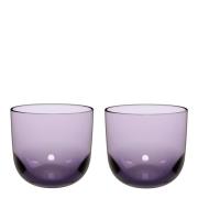 Villeroy & Boch - Like Vesilasi 28 cl 2 kpl Lavender