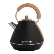 Create - Kettle Retro Vedenkeitin 1,7 L Musta