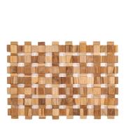 Ziczac - Teak Pöytätabletti 45x33 cm Puu