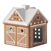 Kähler - Gingerbread Kynttilälyhty Piparkakkutalo 11,5 cm Ruskea