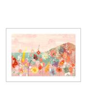 Poster & Frame - Violets Print House Juliste 50x70 cm Flowerscape