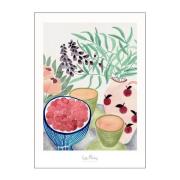 Poster & Frame - La Poire Juliste 50x70 cm Still life with tea and gra...