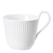 Royal Copenhagen - White Fluted Muki korkea korva 24 cl