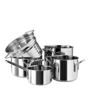 Eva Trio - Stainless Steel Kattilasarja 5 osaa