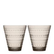 iittala - Kastehelmi Juomalasi 30 cl 2 kpl Pellava