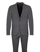 Plain Mens Suit - Normal Length Puku Grey Lindbergh