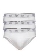 Cr7 Main Basic, Brief, 3-Pack Y-sepalus Briefs Alushousut White CR7